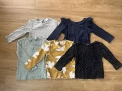 ベビー服 トップス セット 80cm 保育園着　ロンT 女の子　まとめ売り