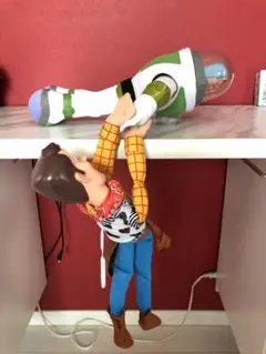 【大】トイストーリー バズ&ウッディ ぶら下がりフィギュア