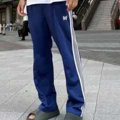 22ss Needlesトラックジャケット サックス ブルー - メルカリ