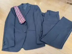 NICOLE ストライプ ビジネススーツ 44 ネクタイ付き