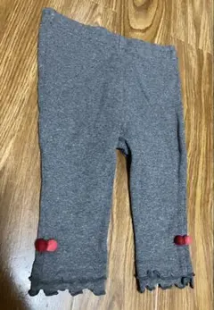 ファミリア　ポンポン付きレギンス　美品