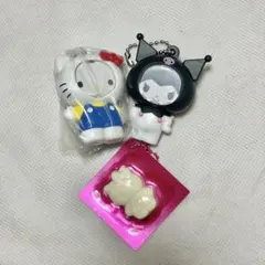 サンリオキャラクターズ フォトフレームマスコット QBB型抜きチーズキーホルダー