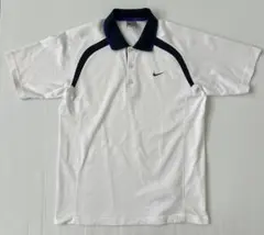NIKE アンドレアガシ Dri-FITビンテージ ポロシャツ ホワイトグリーン
