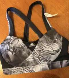 さいふぁ様専用⭐︎adidas ブラトップ ブラック/グレー　ヨガ　ピラティス