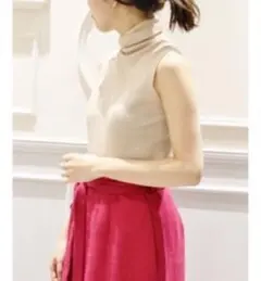 ドゥーズィエム　アダムエロペ 好きに♡プラージュ　ハイネック　ノースリーブ