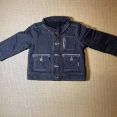 コムサ　ブラックデニムGジャン