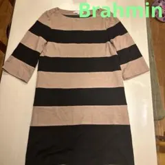 Brahmin （ブラーミン）ストライプ柄 ひざ丈ワンピース サイズ40のサムネイル