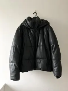 レザーダウンジャケット ダウンジャケット