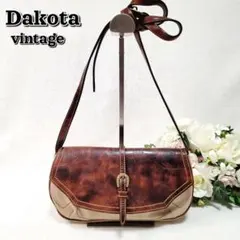 希少年代物☆Dakotaプリンセス牛革レザーショルダーバッグ1974年製