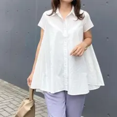 auagarage フレアシャツチュニックのサムネイル