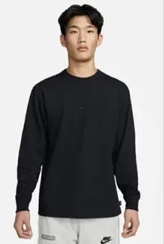 Nike ブラック 長袖カットソー　Lサイズ