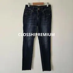 【CLOSSHIPREMIUM】しまむら　デニム　スキニー　ストレッチあり　XS