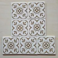 柄タイル　7枚　DANTOタイル