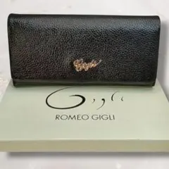 ROMEO GIGLI ロメオジリ イタリアレザー 長財布 ブラック 多収納のサムネイル