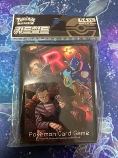 サカキの指令　ポケモンカードゲーム デッキシールド スリーブ ロケット団 韓国