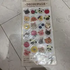 amifa デコパージュ用紙 動物・果物
