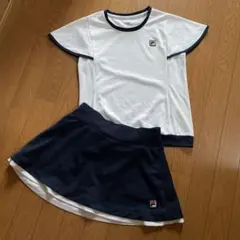 テニス　ウェア　コーデ　セットアップ　上下セット　フィラ　M L