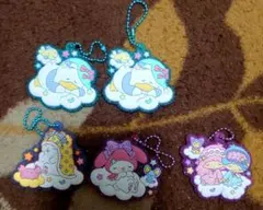 サンリオキャラクターズ ぷっくりラバマスグミ6 ラバーマスコットまとめ売り