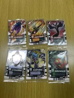 仮面ライダーガッチャード ライドケミートレカウエハース02 6種セット