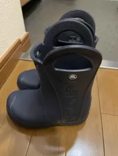 クロックス　レインブーツ　キッズ　ネイビー　16.5cm