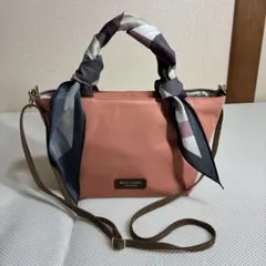 【未使用品】ブルーレーベルクレストブリッジ スカーフ付き 2WAY ハンドバッグ