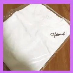 刺繍入りホワイト 半袖 Tシャツ M