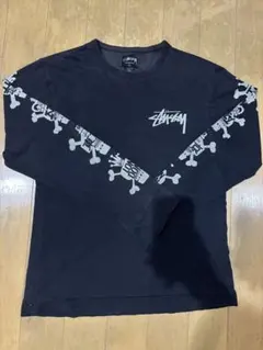 【希少】00s OLD STUSSY ロンT 紺タグ 骸骨 ベスパ 黒 L 希少】00s OLD STUSSY ロンT 紺タグ 骸骨 ベスパ 黒 L - メルカリ