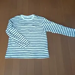 長袖ボーダーカットソー