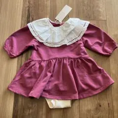 みい様専用☆新品♡【プティマイン 】お揃いロンパース80