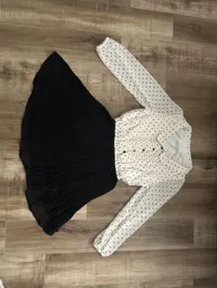 【LOWRYSFARM】ドット柄ワンピース