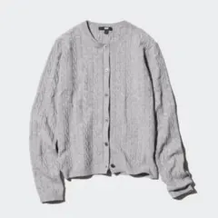 ケーブル カーディガン