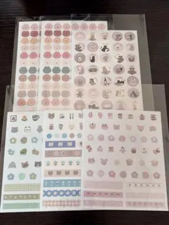 セリア シール 6点セット