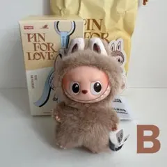 POPMART LABUBU PIN FOR LOVE ラブブ イニシャル【B】