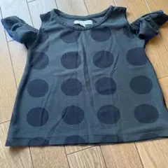 MARK'S CALMIA 水玉フリル袖Tシャツ