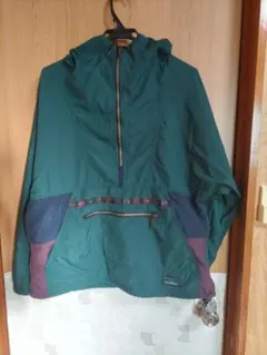80s★LLBEAN★ USA製 アノラックパーカー チロリアン ビンテージ 緑