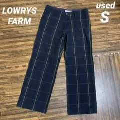 used レディース S ★ ローリーズファーム　チャック柄　パンツ