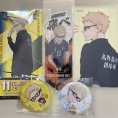 月島 蛍 まとめ　缶バッジ 5点　匿名配送