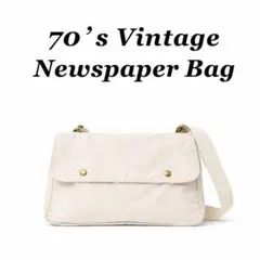 70s ビンテージ ヴィンテージ ニュースペーパーバッグ 帆布 キャンバスのサムネイル