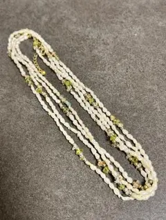 0301-22 ライスパール 真珠 ケシパール ネックレス 天然石