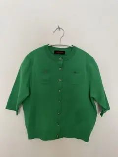CABaN グリーン カーディガン S
