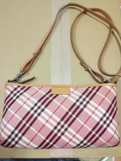 バーバリーブルーレーベル ポシェット ショルダー バッグ