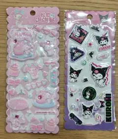 サンリオ　マイメロ　クロミ　マシュマロシール 　もちもち