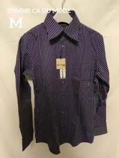 【M/新品タグ付き】COMME CA DU MODE シャツ パープル