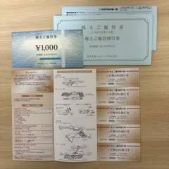 日本空港ビルデング 株主優待券 1000円券 1枚 10％割引券 5枚 匿名配送
