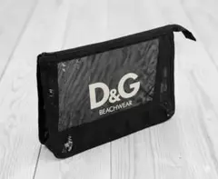 dgp5bk 新品未使用 D&G ディーアンドジー メッシュポーチのサムネイル