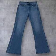 UNIQLO ユニクロ　スリムフィットフレアデニムパンツ　26(66cm)