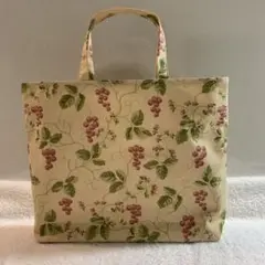 ハンドメイド　トートバッグ　ローラアシュレイ生地使用