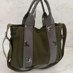 russet ウッドランダー 2way ミニトートバッグ クラウズナイロンのサムネイル
