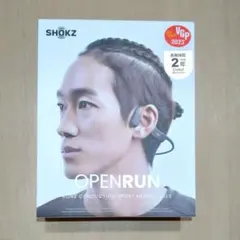 SHOKZ OPENRUN 骨伝導イヤホン ブラック