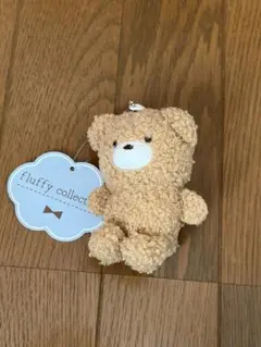 fluffy collection ぬいぐるみ ベージュ 約10cm